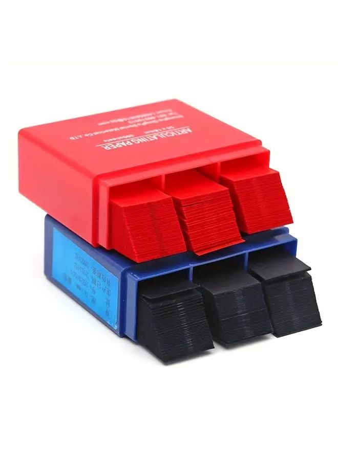 2 Boxes Dental Bite Paper Strips 600pcs Red Blue Oral Consumables Blending Paper - Image 4