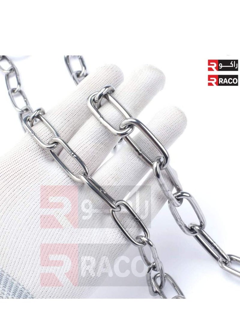 RACO RACO Multipurpose Heavy Duty GI Chain 4 KG 5 MM 7.5 METER - Image 2