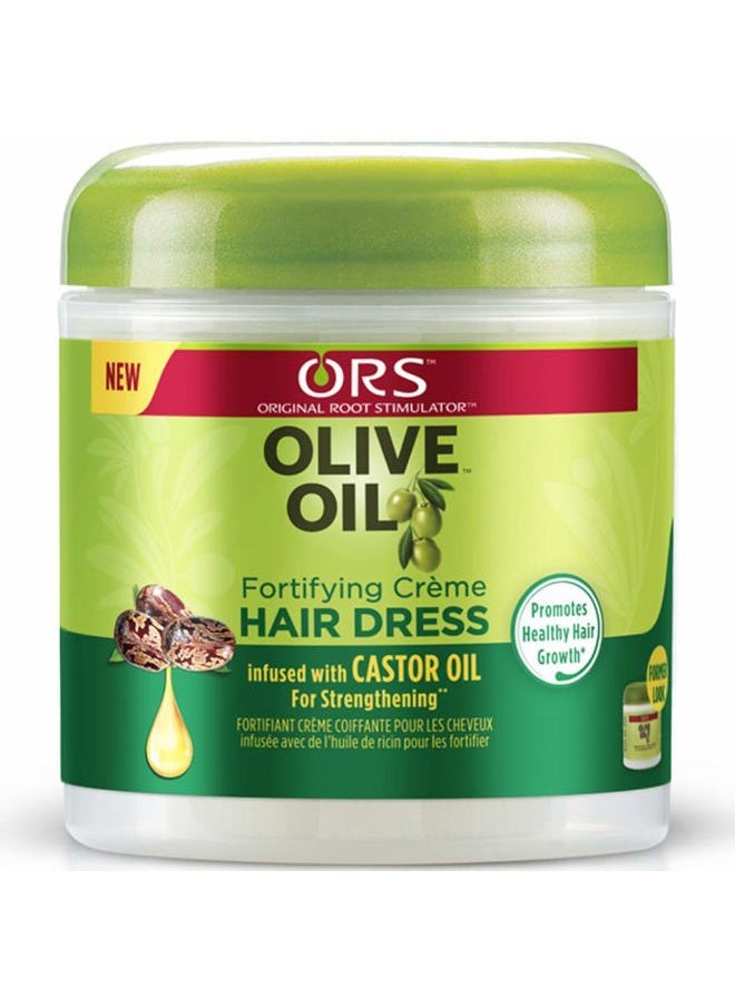 ORS Olive Oil - Olive Oil Fortifying Creme Hair Dress 6 Ounce (Pack of 2) - Image 1