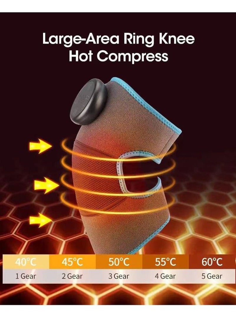general Electric Heating Knee Massager Vibration Hot Compress Therapy Joint Physiotherapy Knee Shoulder Care Pain Relief Massage Device - Image 5