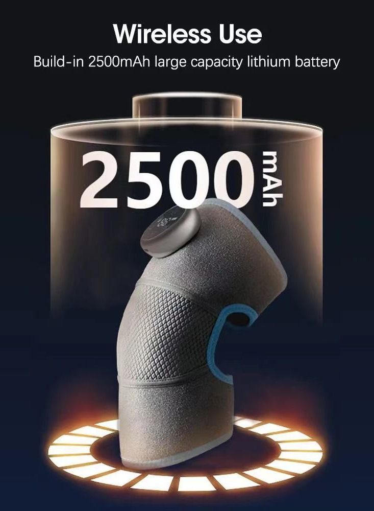 general Electric Heating Knee Massager Vibration Hot Compress Therapy Joint Physiotherapy Knee Shoulder Care Pain Relief Massage Device - Image 4