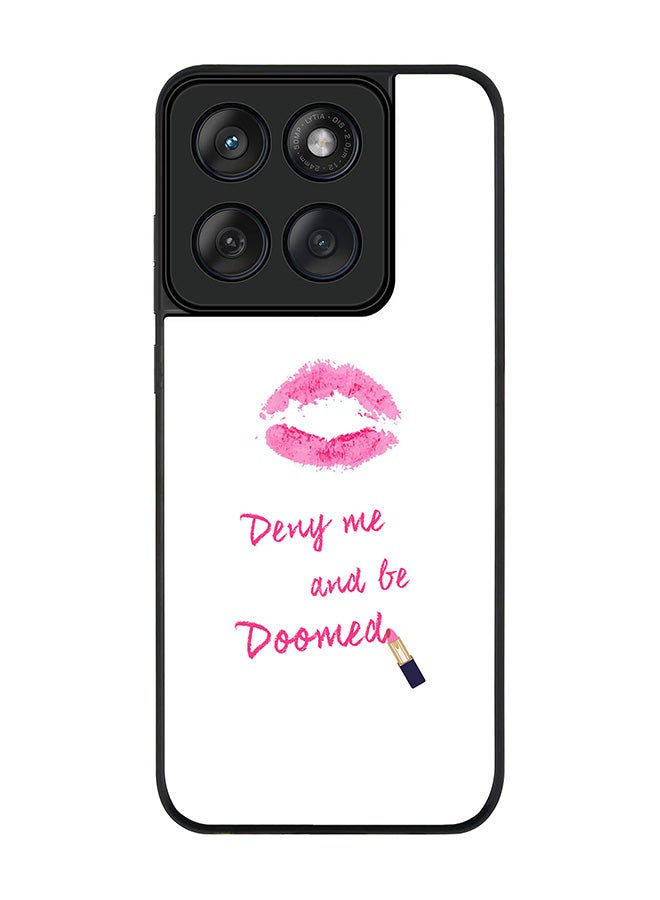 Stylizedd For Motorola MOTO Edge 60 Fusion/ Edge 60 Case,Slim fit Camera Protection, Shockproof Thin Phone cover  - Raining Lipsticks - Image 1