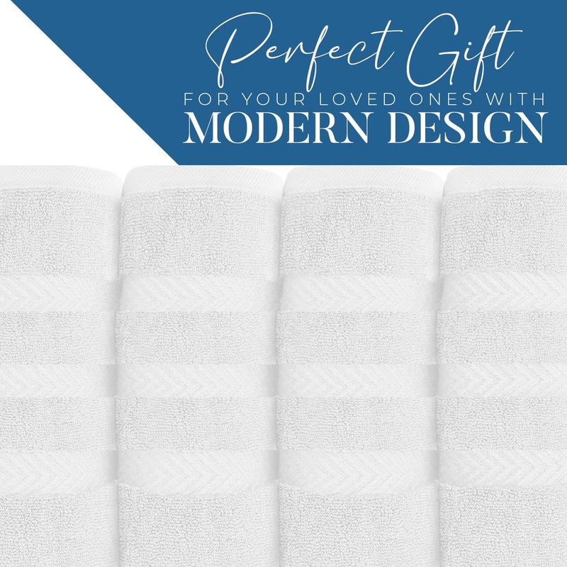 DAN RIVER 2 Pack Luxury Bath Sheets 35x70, 600 GSM, Soft & Quick Dry 100% Ring Spun Cotton Towels Ideal for Hotels, Spas, Gyms & Salons Extra Large, White - Image 4