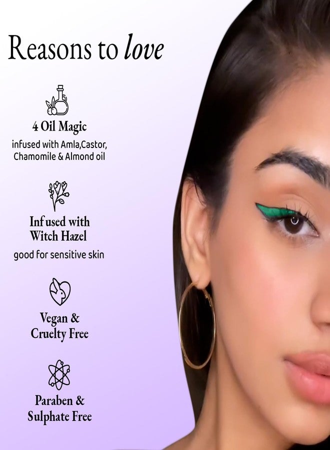 Elitty Waterproof Eyeliner- 4g Emerald Green Colour With Intense Metallic Finish|Smudge Proof,Long Lasting Liquid Liner For Eye Makeup|Quick Drying Formula With Fine Tip For Smooth,Precise Application - Image 3