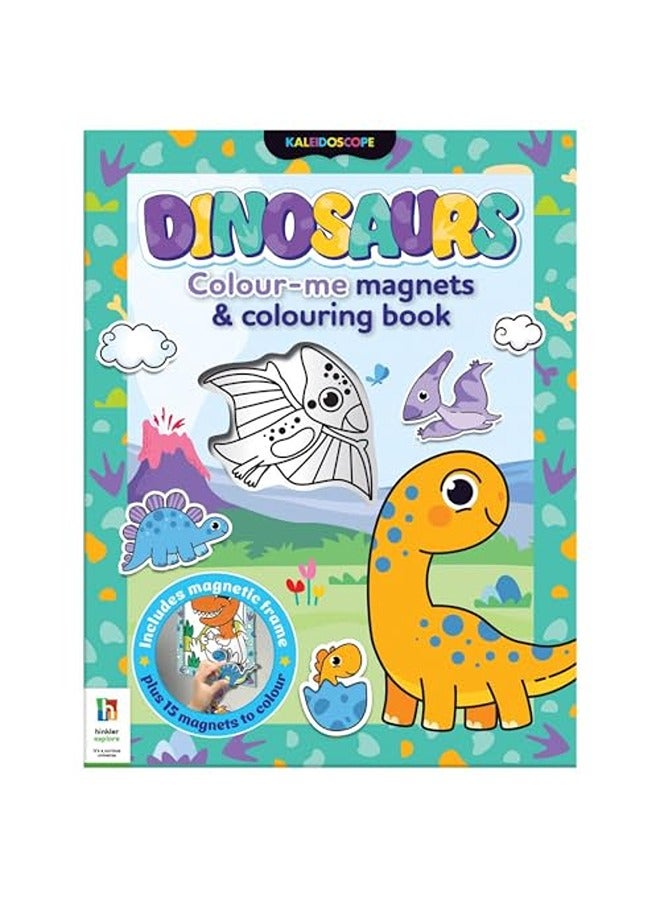 كتاب تلوين الديناصورات القابل للمغناطيس