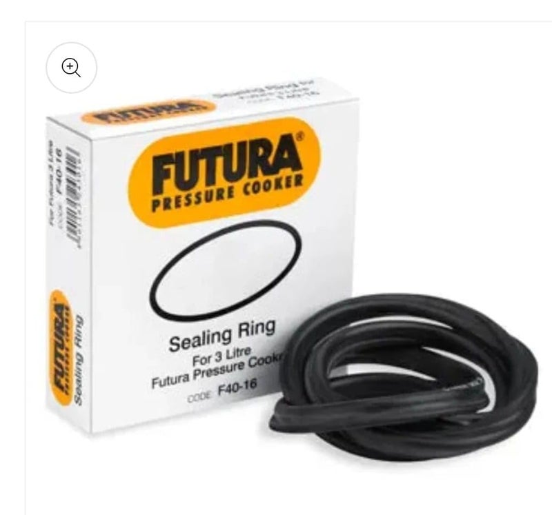 Kitchen Culture Hawkins Rubber Futura Sealing Ring For 35 Litre To 7 Litre Futura Pressure Cookers Black Standard F1016 