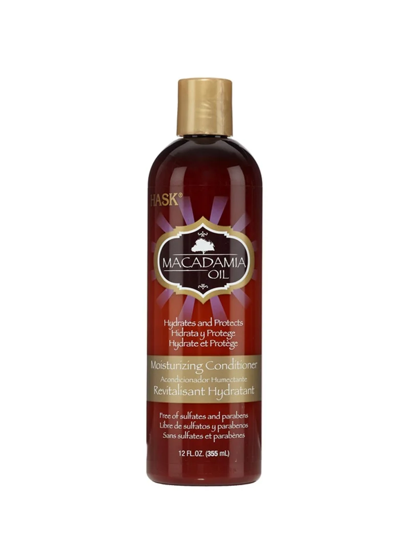 هاسك Hask Macadamia Oil  Moisturizing Conditioner 355ml