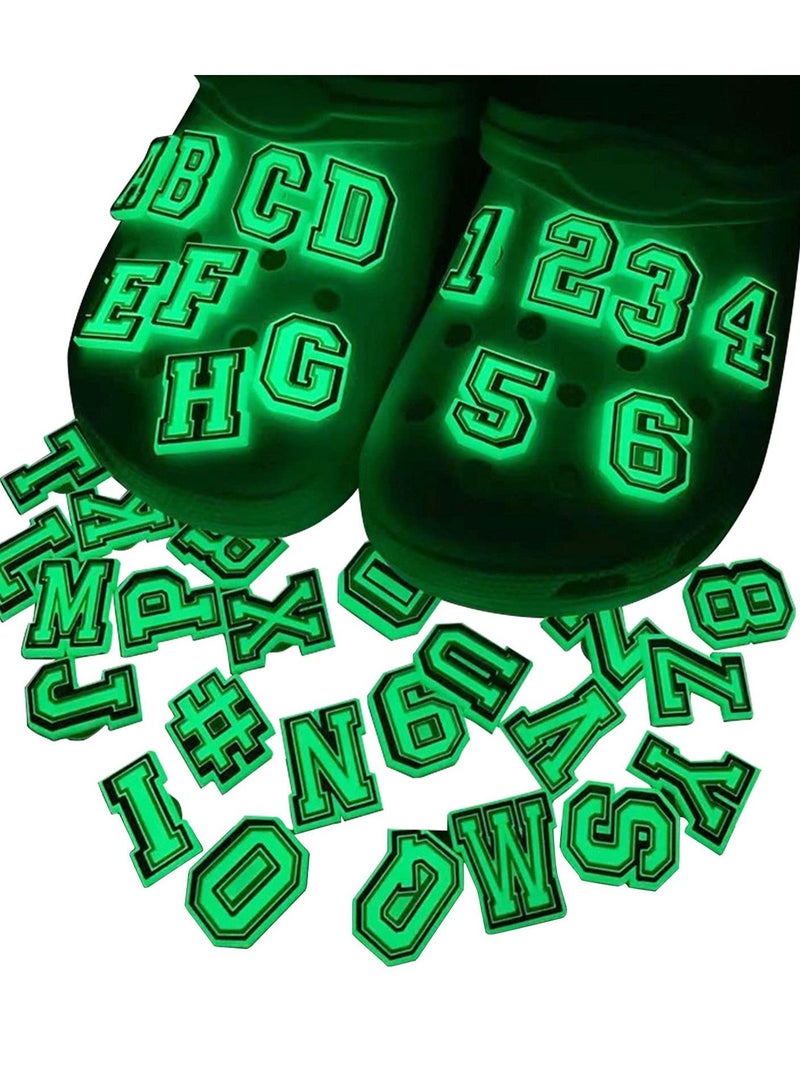 SYOSI Shoe Decoration Charms Shoe Charms for Croc 37 Pcs Letters Numbers Shoe for Boys and girls Teens Party Favor Birthday Gifts