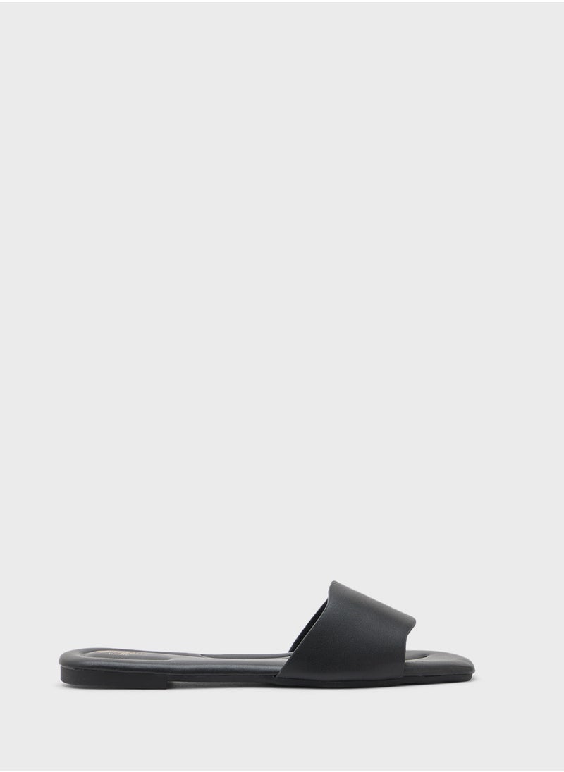 Ginger Scallop Design Flat Sandal  - Image 1