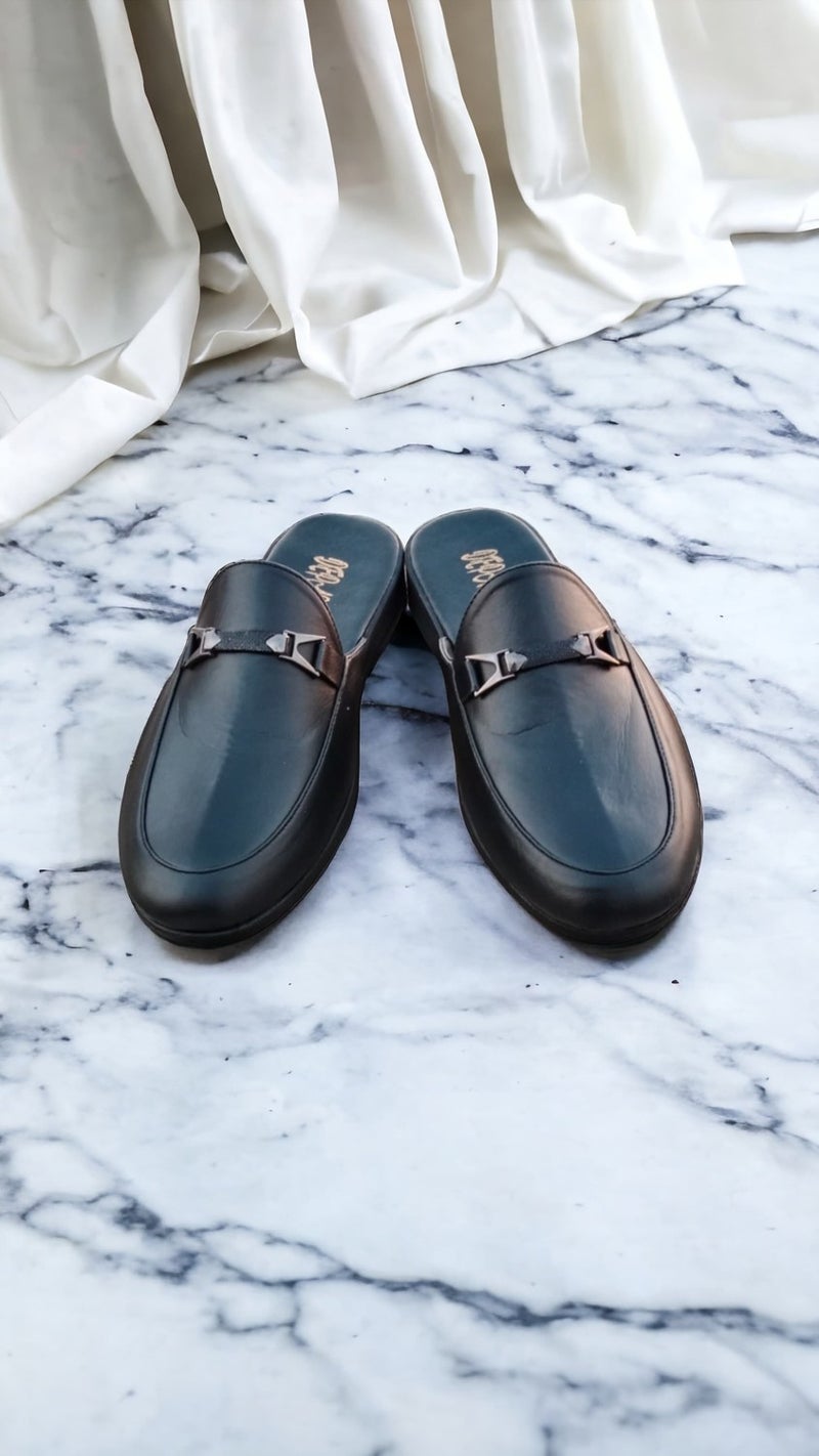 Depasse Black Men's Guest Dowry Bundle and Groom Slippers - Image 1