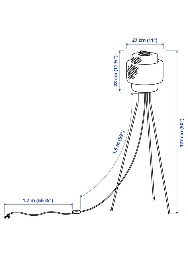 erorex Floor lamp, bamboo/handmade - Image 5