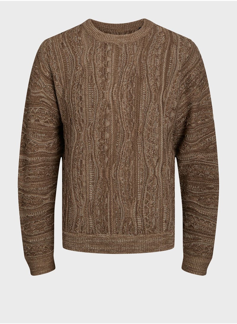 JACK & JONES - Casual Crew Neck Sweater - Image 1