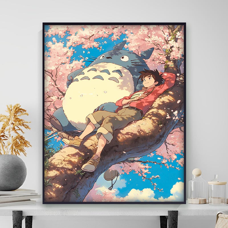 New Cartoon Hayao Miyazaki Combination Diamond Embroidered Brick And Stone Painting Stickers Brick And Stone Stickers 5Ddiy Diamond Painting - Image 2
