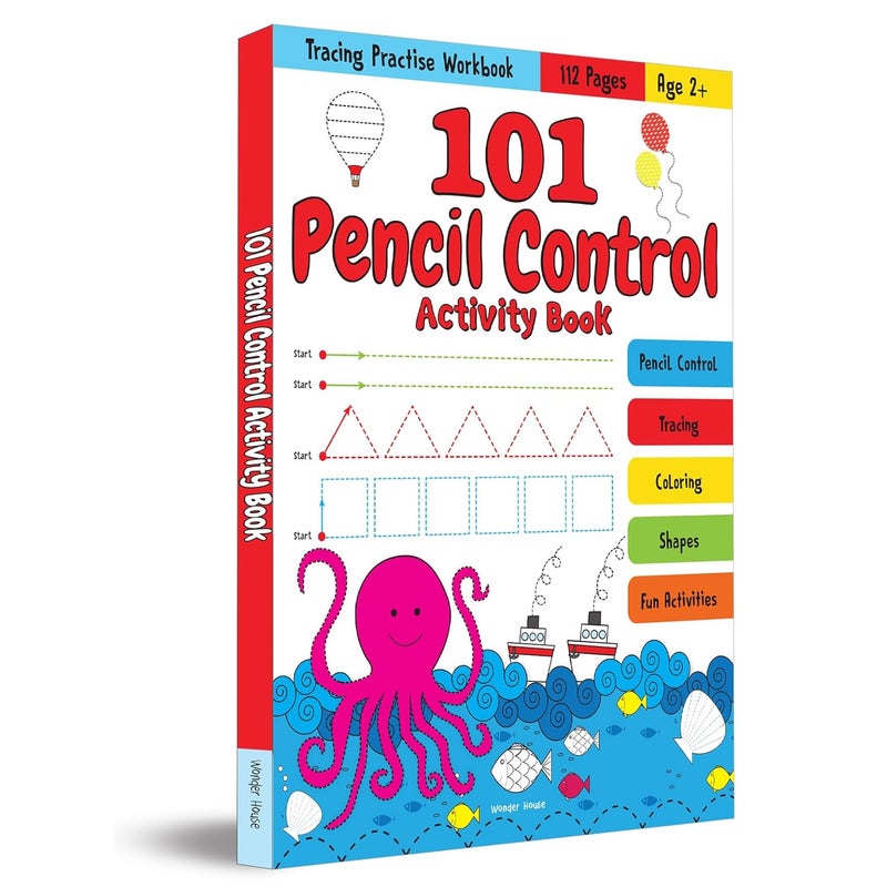 كتاب أنشطة التحكم بالقلم 101 للأطفال من وندر هاوس - Image 1