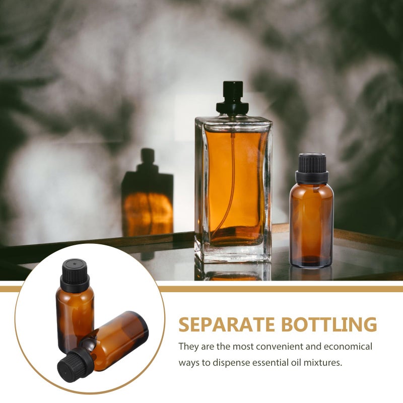 12Pcs Glass Bottles with Lids and Droppers for Essential Oils Perfume Lotion Travel Containers - Image 4