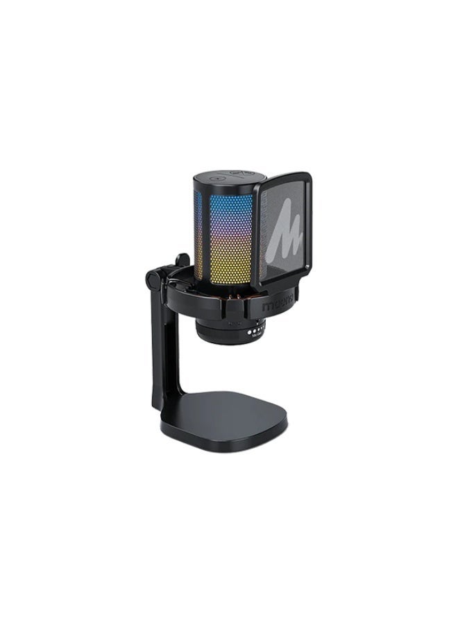 ماونو DGM20 ميكروفون جيمينج USB (مع حامل مكتبي) – أسود - Image 1