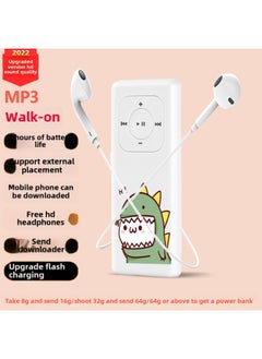 Generic Mp3 Walkman Student Edition English Learning Artifact Music Player Senior High School Students Special Music Mp4-Body Color:1 Monster (with External Release)-Memory Capacity:16gb-b Full Set Of Headphones = Headphones + Data Cable + Otg Download  - Image 1