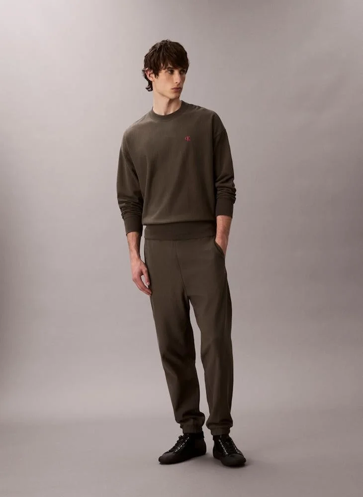Calvin Klein Jeans  Relaxed Cotton Terry Sweatshirt for Men | Best Price UAE