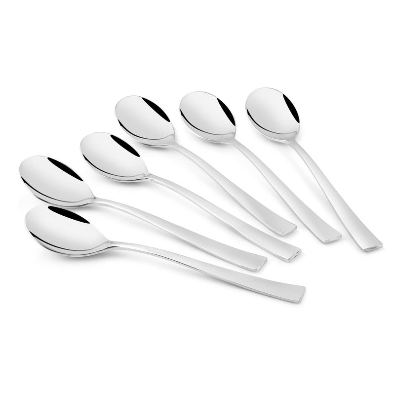 FnS Slim Line Stainless Steel Mirror Finish Tea Spoon (Set of 6) for Tea, Coffee and Spices - Image 5