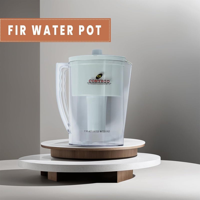CONYBIO Fir Water Pot With Water Filter Pitcher Creates Delicious Tasting Healthy Water Highest Filtration Performance - Image 2