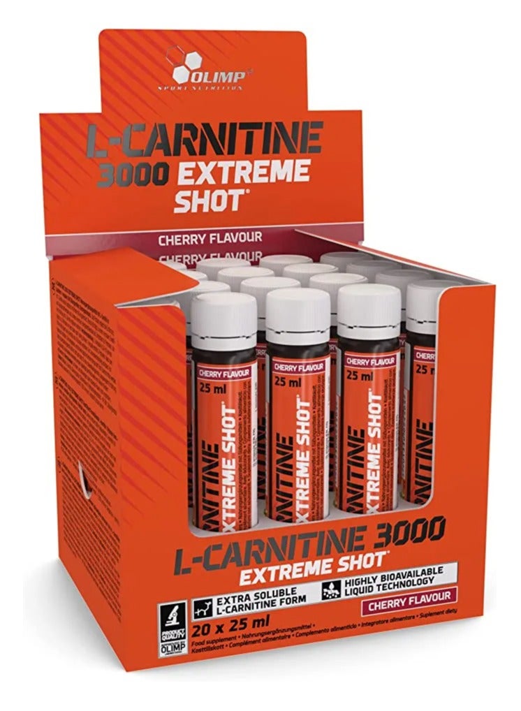 أولمب ل-كارنيتين 3000 إكستريم شوت  20 × 25 مل