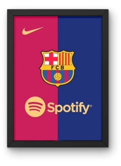 FC Barcelona Black Frame   30X40 