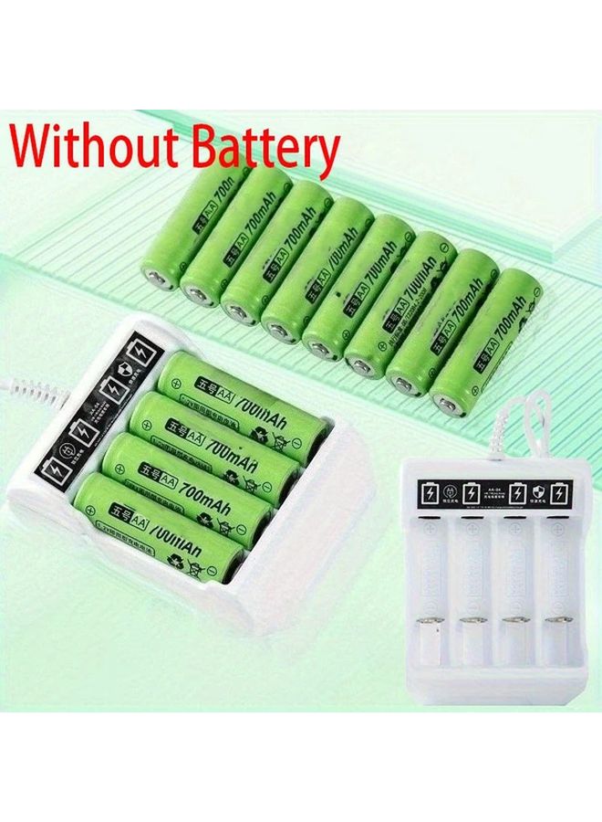 USB Rechargeable Battery Pack White Compact Design 36V High Capacity Safe Charging For Household Gadgets Electronics Toys And Portable Devices - Image 1