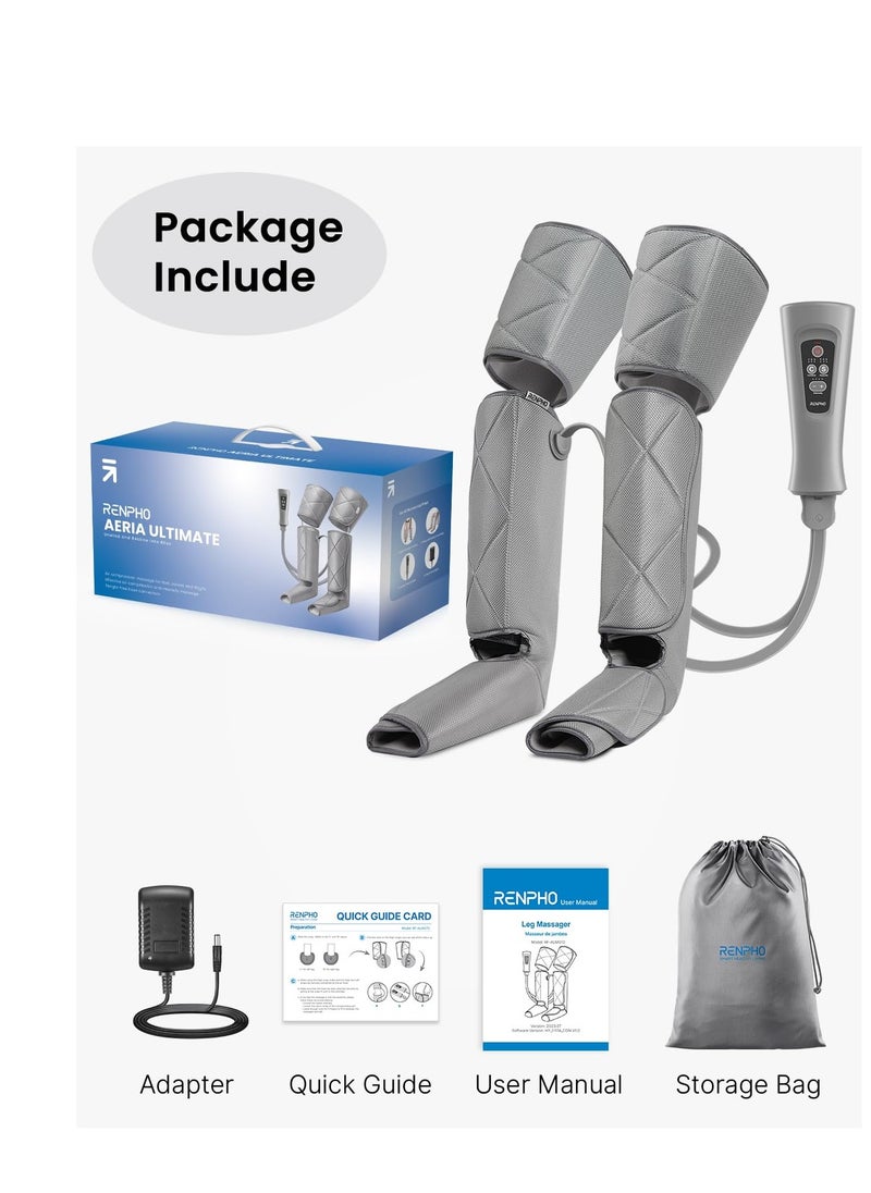 RENPHO - RENPHO Leg Massager, Air Compression for Circulation Calf Feet Thigh Massage - Image 1