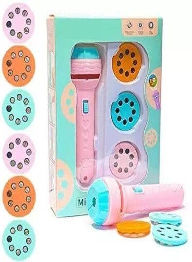 Crazy Buy CrazyBuy Mini Slide Projector Flashlight Torch,Kids Projection Light Toy (Multicolor) - Image 2