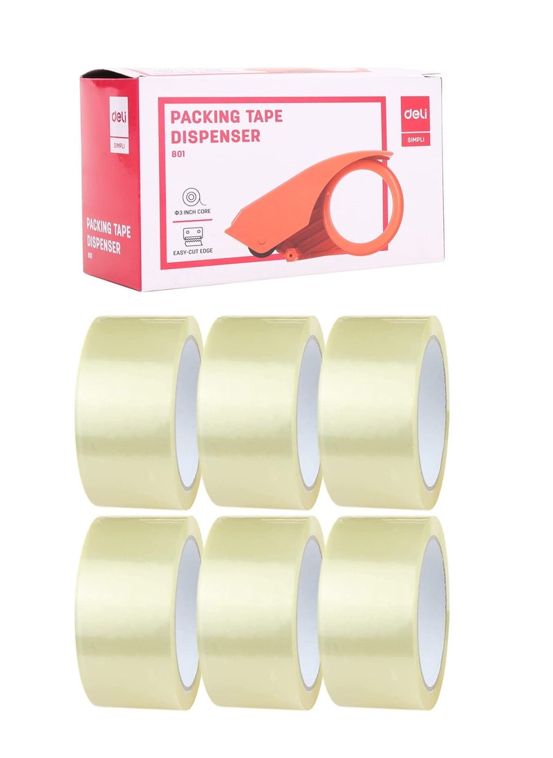 6-Piece Clear Packing Tape With Dispenser - pzsku/ZED633F10CA58DB162C73Z/45/_/1691925865/39492ac8-8db1-442e-956f-8e1923ccfd90