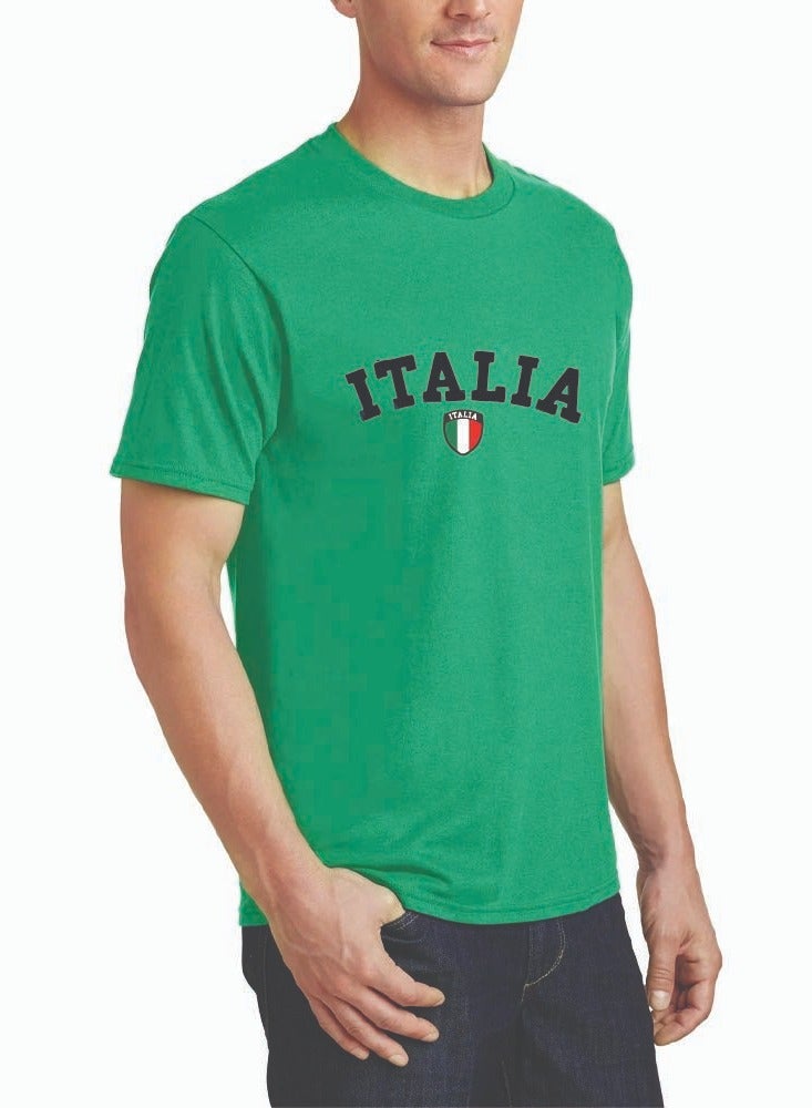 PRINTSHOP4ME Italian Adult Men's T-Shirt - Round Neck Short Sleeve Cotton T-Shirt - Great Gift for Travelers - Soft and Comfortable Tshirt - Italy Souvenir T-Shirt - Image 4