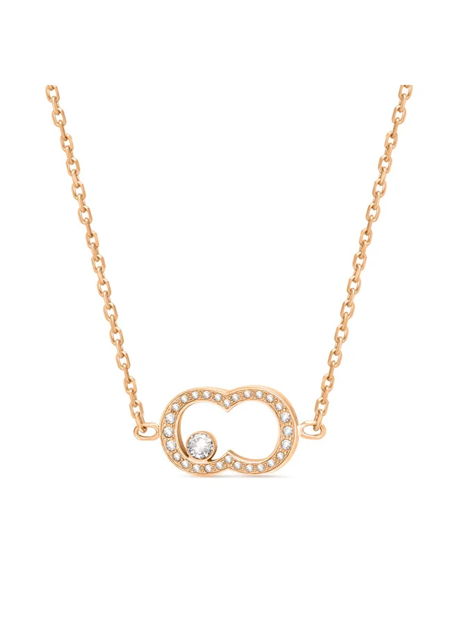CERRUTI 1881 Bianca Rose Gold-Plated Necklace with Motif Pendant for Women