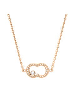 CERRUTI 1881 Bianca Rose Gold-Plated Necklace with Motif Pendant for Women  - Image 1