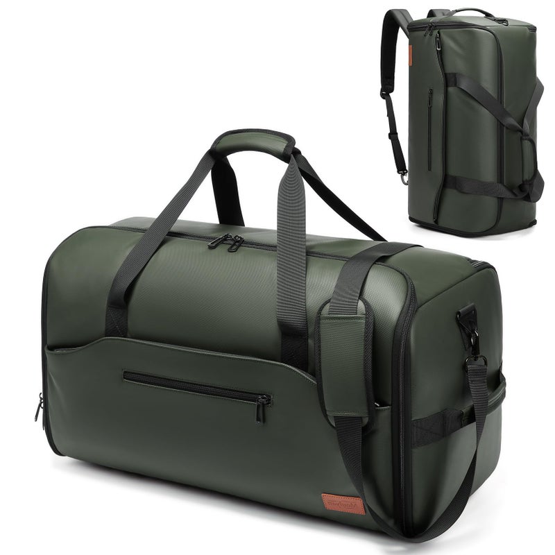 Moulyan Garment Bags for Travel,Carry on Suit Bags for Men Travel,Garment Bag with Shoe Compartment,2 in 1 Waterproof Convertible Garment Bag with Shoulder Strap - Image 1
