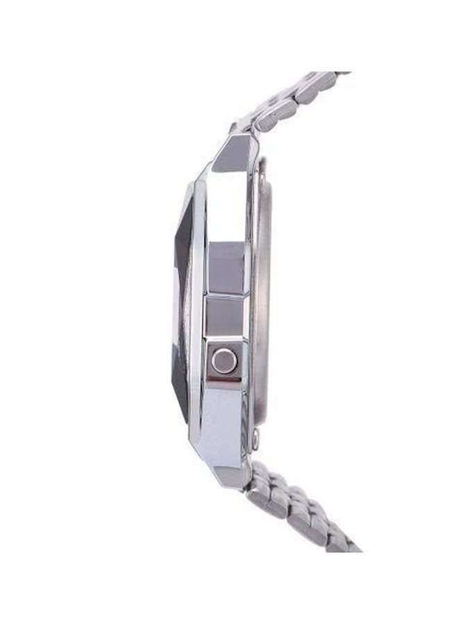 CASIO Unisex Water Resistant Digital Watch A159WAD-1DF - 37 mm - Silver - Image 3