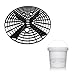 SHMZK Car Wash Bucket Inserts Auto Detail Dirt Gaurd Bucket Filter Helps Remove Dirt Debris Dirt Guard Insert Wash Filter Fits 12 Inch Diameter Bucket or 35 Gallon Bucket Black - Image 2