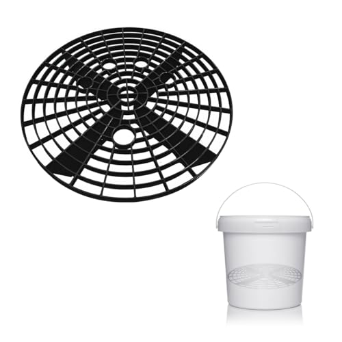SHMZK Car Wash Bucket Inserts Auto Detail Dirt Gaurd Bucket Filter Helps Remove Dirt Debris Dirt Guard Insert Wash Filter Fits 12 Inch Diameter Bucket or 35 Gallon Bucket Black - Image 1