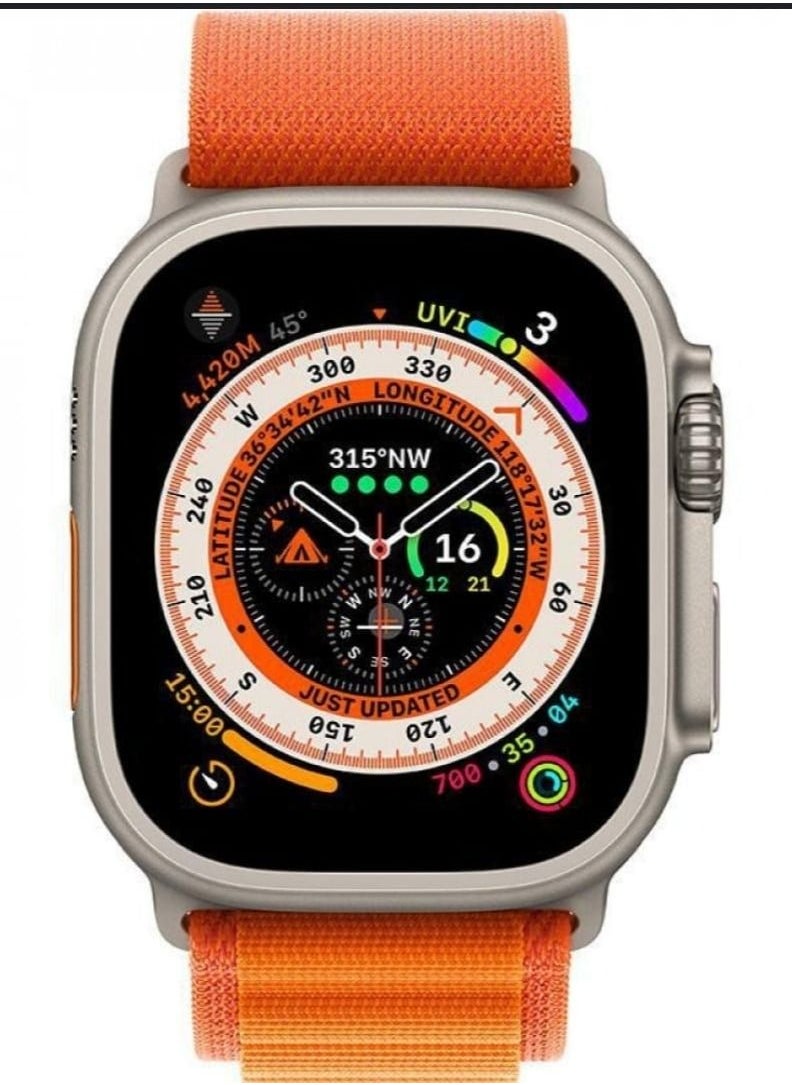 Ultra Series 8 watch, size 49 + 4 different strap