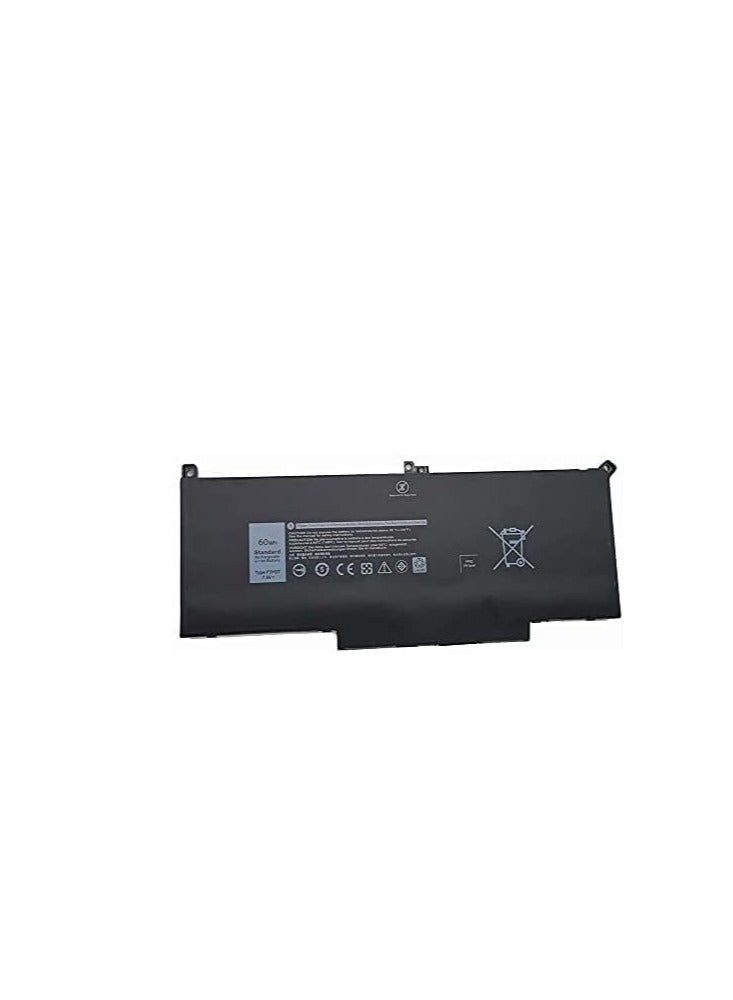 Terabyte Compatible New Replacement F3YGT Battery for //D.ell Latitude 12 7000 7280 7290/13 7000 7380 7390 P29S002/14 7000 7480 7490 P28S P28S001 P73G P73G002 Series DM3WC 0DM3WC DM6WC - Image 1