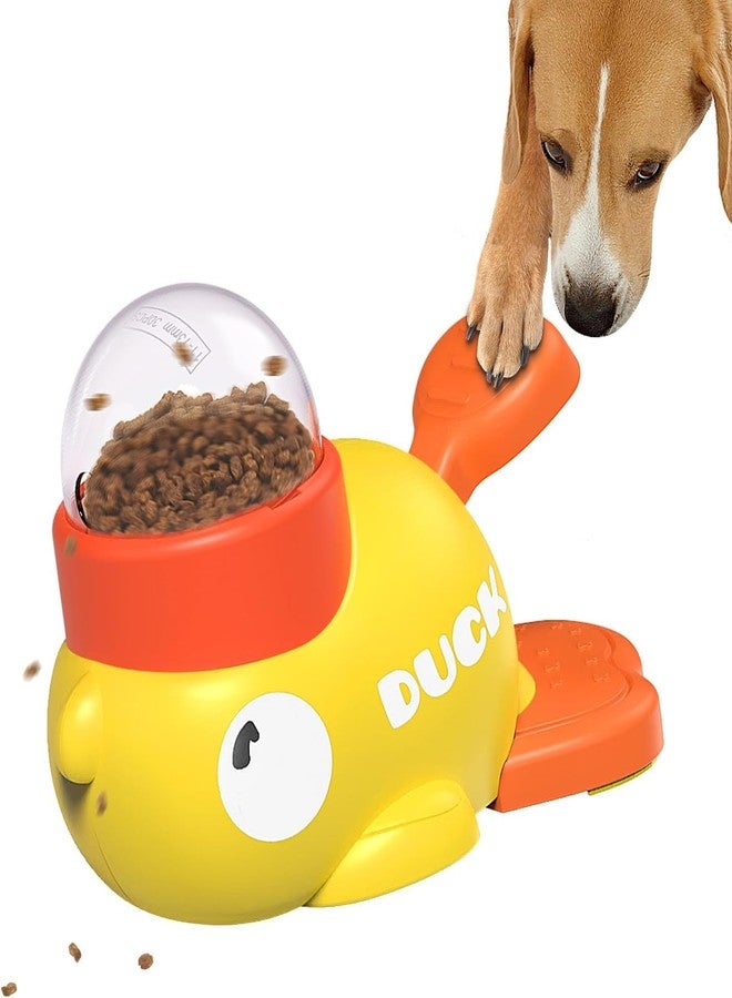 Dog Interactive Treat Dispenser Toy, 2-in-1 Duck Shaped Slow Feeder, Dog Food Treat Feeding Dispenser, Mentally Stimulating Toys for Small & Medium Dogs Cats Pets, Reduces Bloating Anti-Gulping - Image 1