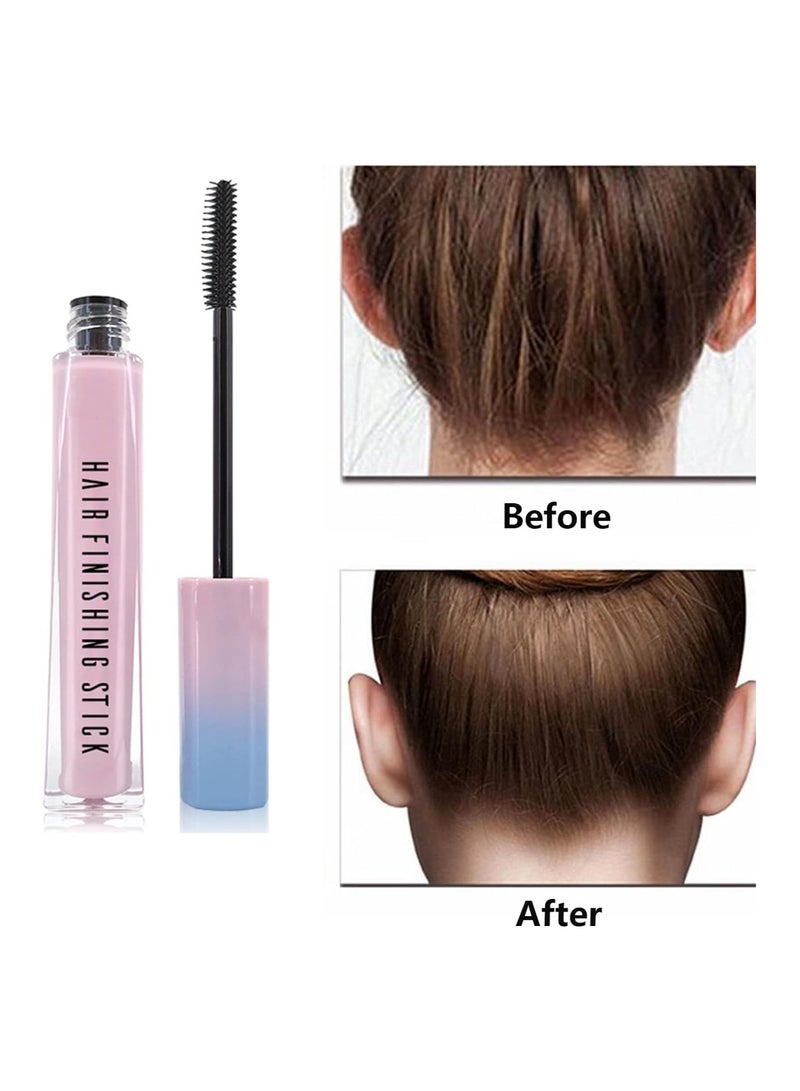SOLARAE Hair Finishing Stick, Broken Hair Finishing Cream Hair Styling Wax Stick, Hair Mascara Styling Gel Refreshing Not Greasy Fixing Bangs Stereotypes Cream for Girls Women, 15ML (2PCS) - Image 1