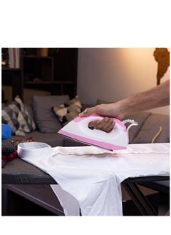 REFURA 1200W Dry Iron for Perfectly Crisp Ironed Clothes | Non-Stick Coating Plate & Adjustable Thermostat Control | Indicator Light with ABS Material RE-125  - Image 5