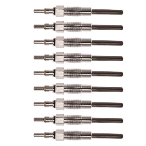 Unifizz Car Heater Glow Plugs Diesel Heater Replacement for Ford 1988-1994 IDI (Indirect injection) 7.3 7.3L F350 F250 E250 E350 (Set of 8) F2TZ12A342A Replacement for Motorcraft ZD9 - Image 1