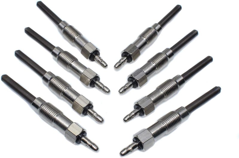 Unifizz Car Heater Glow Plugs Diesel Heater Replacement for Ford 1988-1994 IDI (Indirect injection) 7.3 7.3L F350 F250 E250 E350 (Set of 8) F2TZ12A342A Replacement for Motorcraft ZD9 - Image 5
