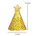 Fevoila Golden Star Birthday Hats 12 Pcs Golden Happy Birthday Party Hats with Shiny Star Party Supplies for Pets Kids Adults - Image 3