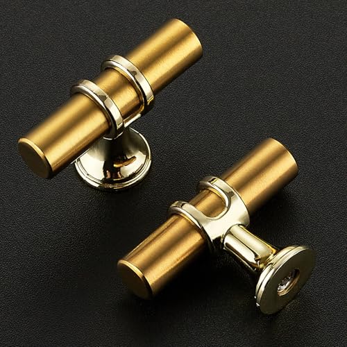 Ravinte Decor 25 Pack Brushed Brass Cabinet Knobs Gold Kitchen Cabinet Knobs Cabinet Pulls for Kitchen Cabinet Drawer Stainless Steel Dresser Knobs for Cabinet Hardware 2in Length Single Hole - Image 3