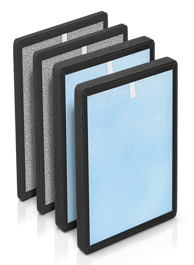 SOMEWAYTOP [2 SETS] HJ-H23 Filters Replacement Kit Compatible with Hejiko Air P urifeir Filter Replacement HJ-H23, Air Cleaner for Home Include 2x H13 HEPA Filter and 2x Activated Carbon Filter Remove Odor - Image 1