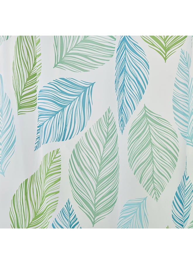 Urban Peva Shower Curtain with 16 Hooks 240 x 180 cm