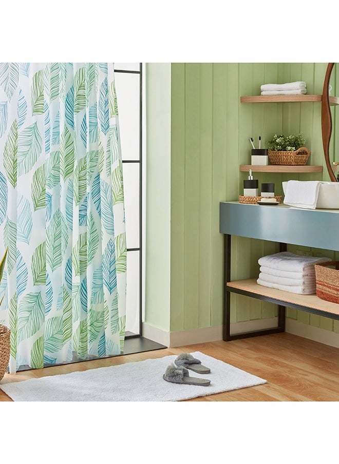 Urban Peva Shower Curtain with 16 Hooks 240 x 180 cm