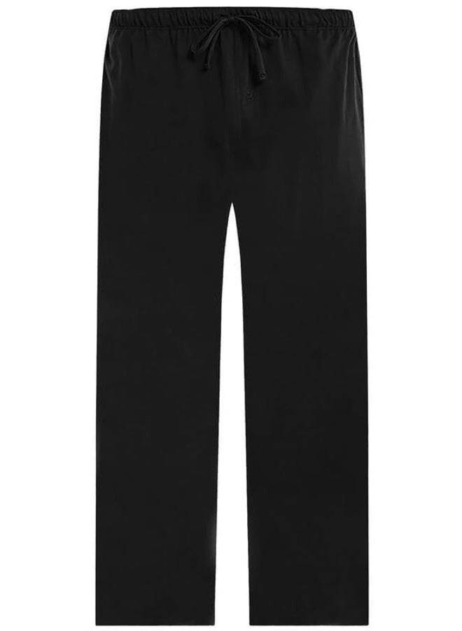 U2SKIIN Mens Pajama Pants Soft, Lightweight Lounge Pant with Pockets Sleep Pj Bottoms for Men, Black, XL - Image 2